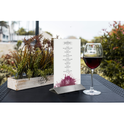 A5 display frame in stainless steel