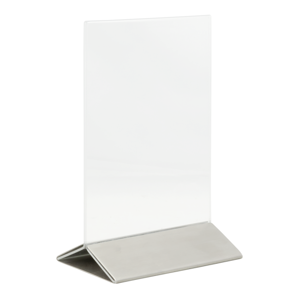 A6 display frame in stainless steel