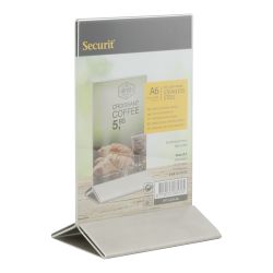 A6 display frame in stainless steel