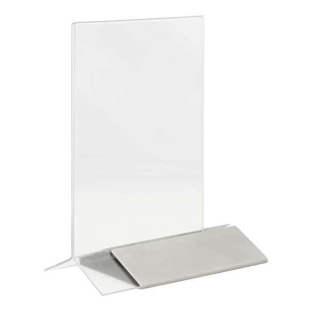 A6 display frame in stainless steel