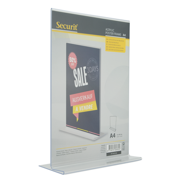 A4 acrylic display frame