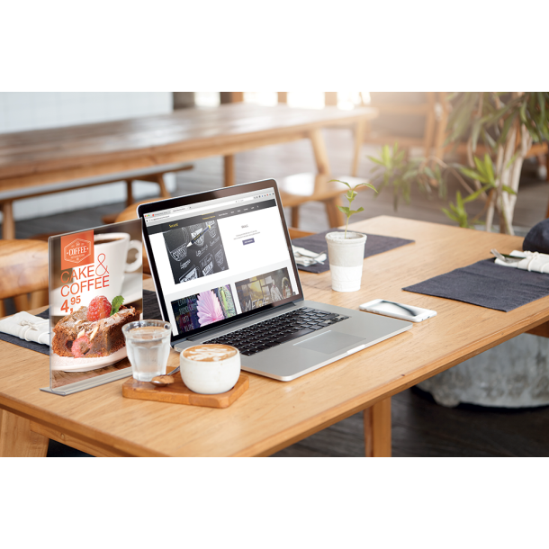 A5 acrylic display frame