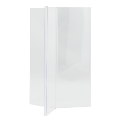 Y-shaped A5 display frame in acrylic