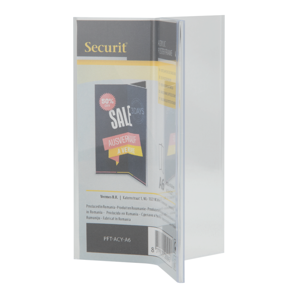 Y-formet A6 acrylic display frame