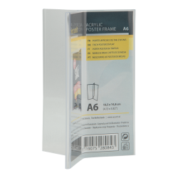 Y-formet A6 acrylic display frame