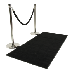 Non-slip carpet black