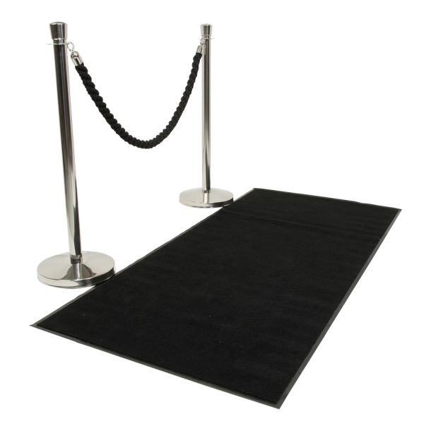 Non-slip carpet black