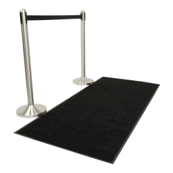 Non-slip carpet black