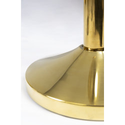 Classic Gold barrier post on foot stainless steel