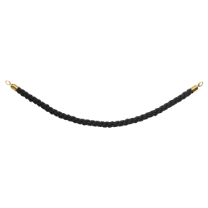 Classic Gold reb sort med klikls i rustfrit stl