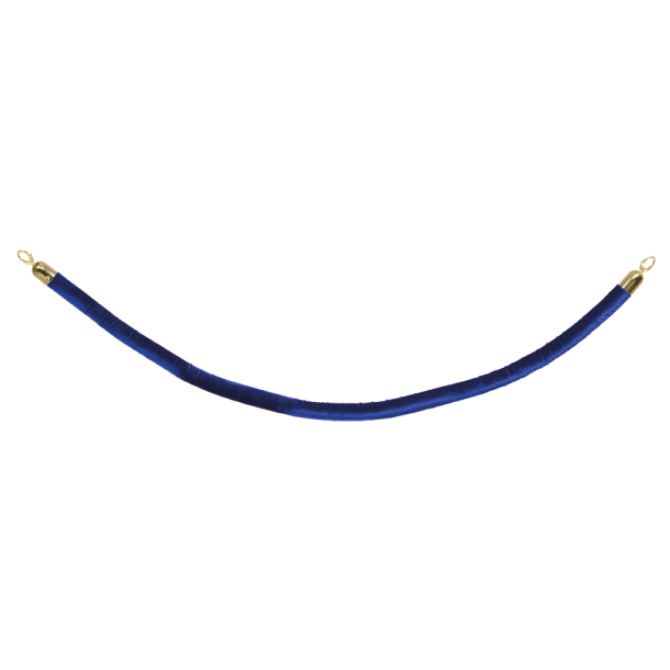 Classic Gold velvet cord blue with steel click lock