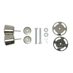 Barrier set Budget polished stainless steel