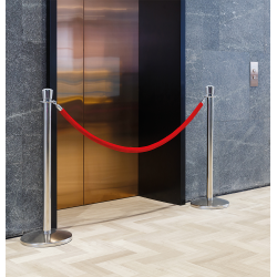 Barrier set Budget polished stainless steel