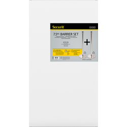 Barrier set Budget polished stainless steel