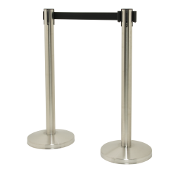 Barrier set Budget in brushed stainless steel
