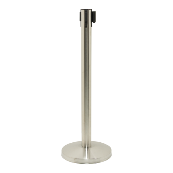 Barrier set Budget in brushed stainless steel