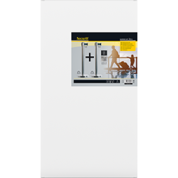 Barrier set Budget in brushed stainless steel