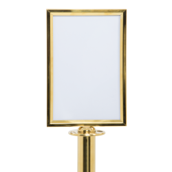 Classic Gold topskilt A4 rustfrit stl