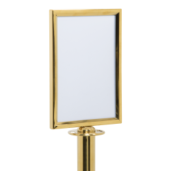 Classic Gold topskilt A4 rustfrit stl