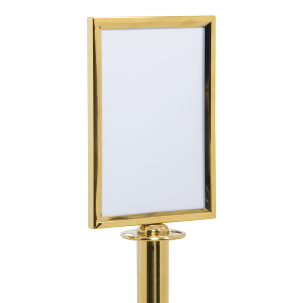 Classic Gold topskilt A4 rustfrit stl