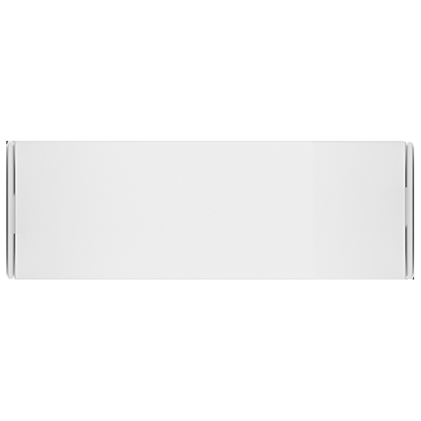 Top sign A4 in steel for barrier post