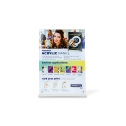 Peleman A4 acrylic panel with magnetic closure