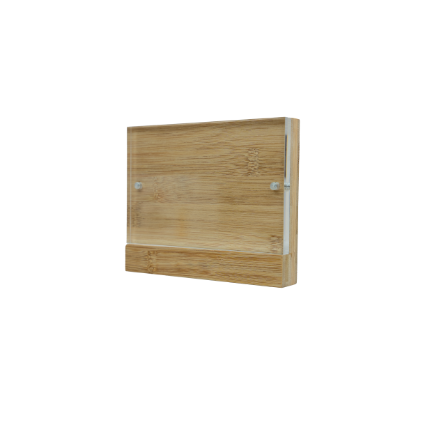 Peleman Photo (10x15 cm) bambu/akrylpanel med magnetisk stngning