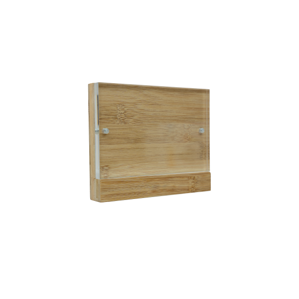 Peleman Photo (10x15 cm) bamboo/acrylic panel with magnetic closure